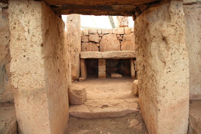 pagan temple looking in